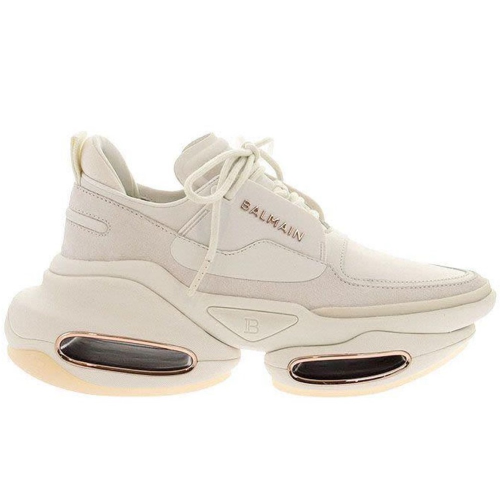 Balmain BOLD SNEAKER CALF SUEDE NY
